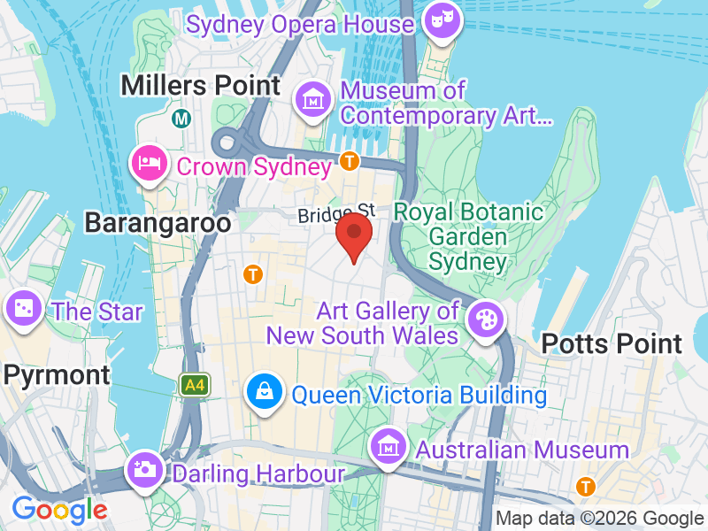 Map of Sofitel Sydney Wentworth