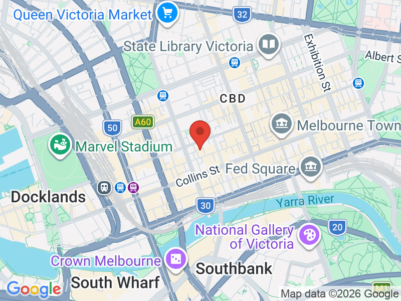 Map of RACV Club