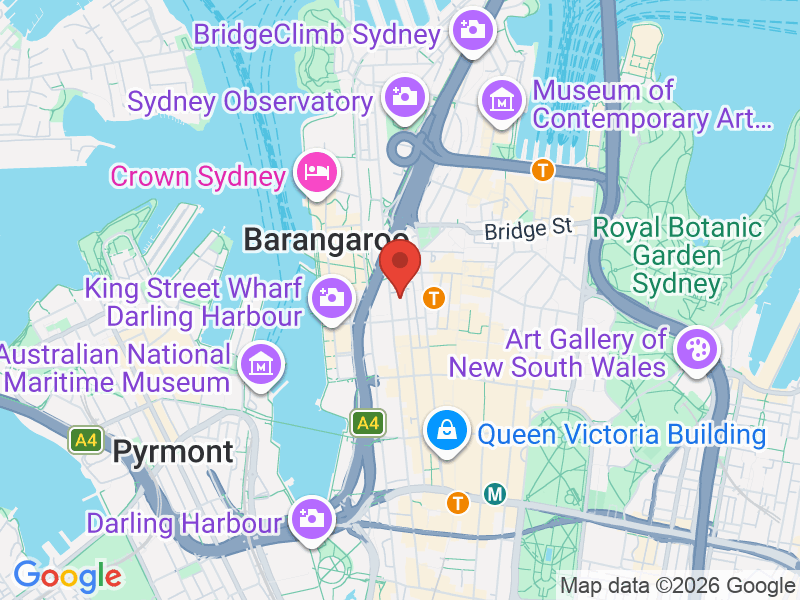 Map of Administrative Appeals Tribunal, Principal Registry,