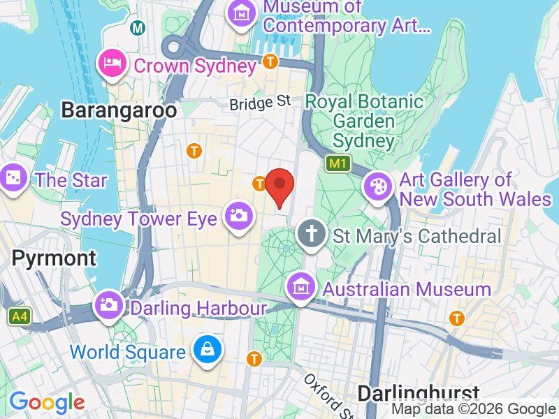 Map of Queens Square Law Courts
