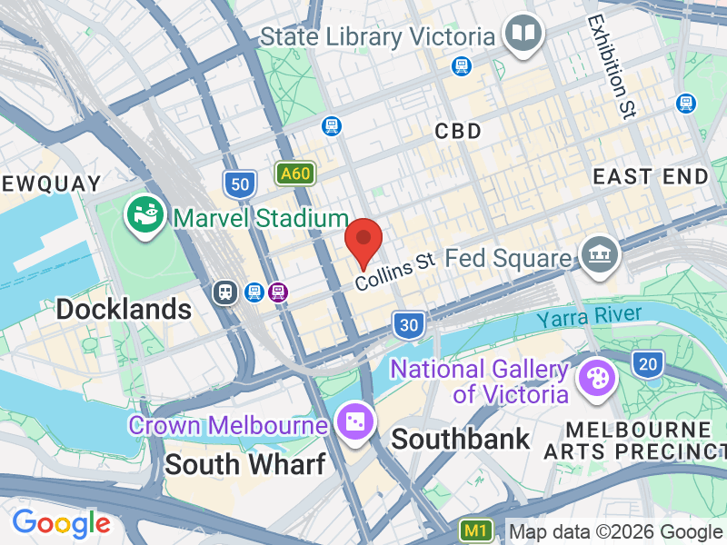 Map of Oaks on Collins